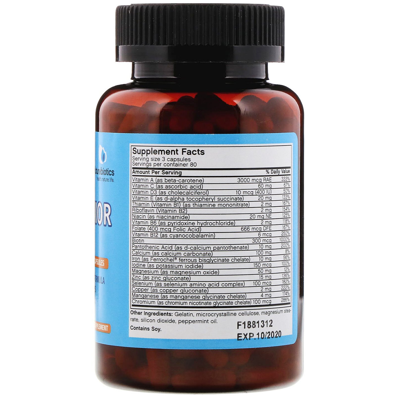 Comprar FutureBiotics, M.V. Senior, 240 Capsules - Imagem 2