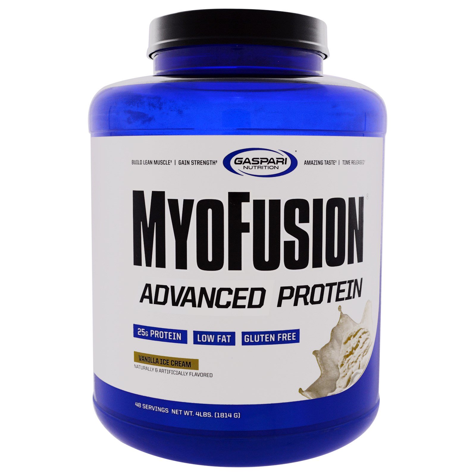 Comprar Gaspari Nutrition, MyoFusion, Proteína Avançada, Sorvete de Baunilha, 4 lbs (1814 g)