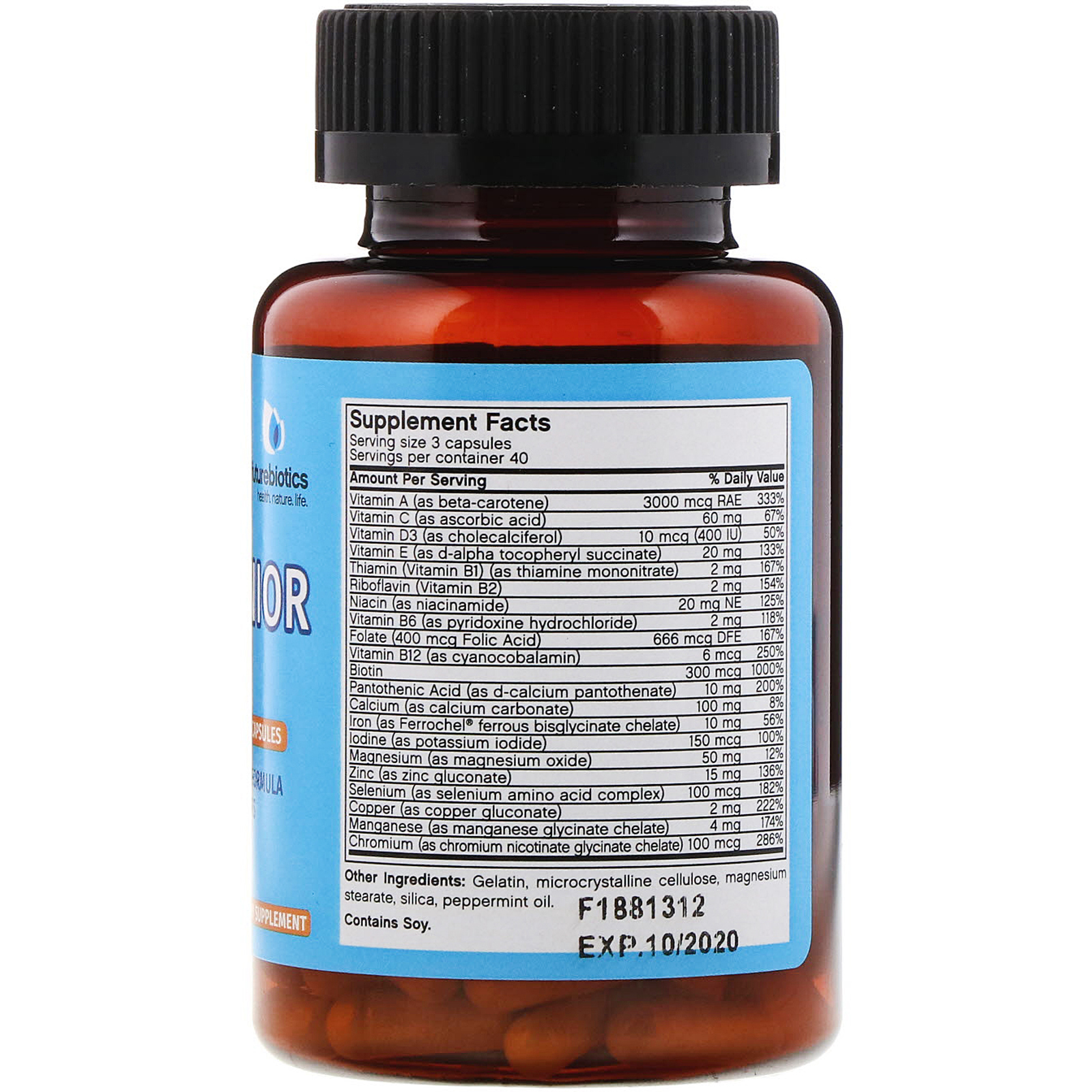 Comprar FutureBiotics, M.V. Senior, 120 Capsules - Imagem 2