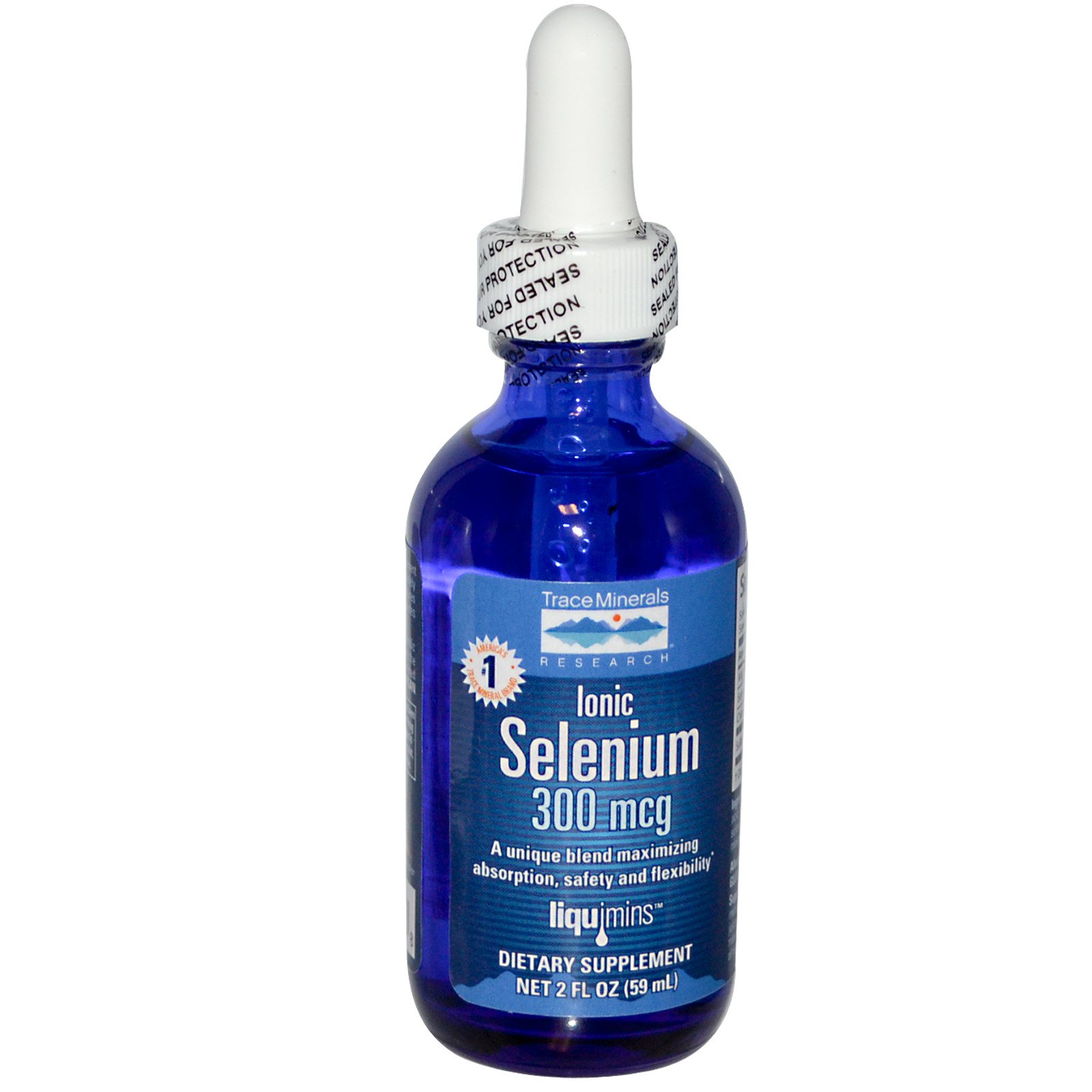 Comprar Trace Minerals Research, Selênio Iônico, 300 mcg, 59 ml (2 fl oz)
