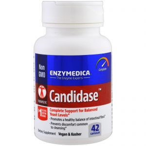 Comprar Enzymedica, Candidase, 42 Cápsulas