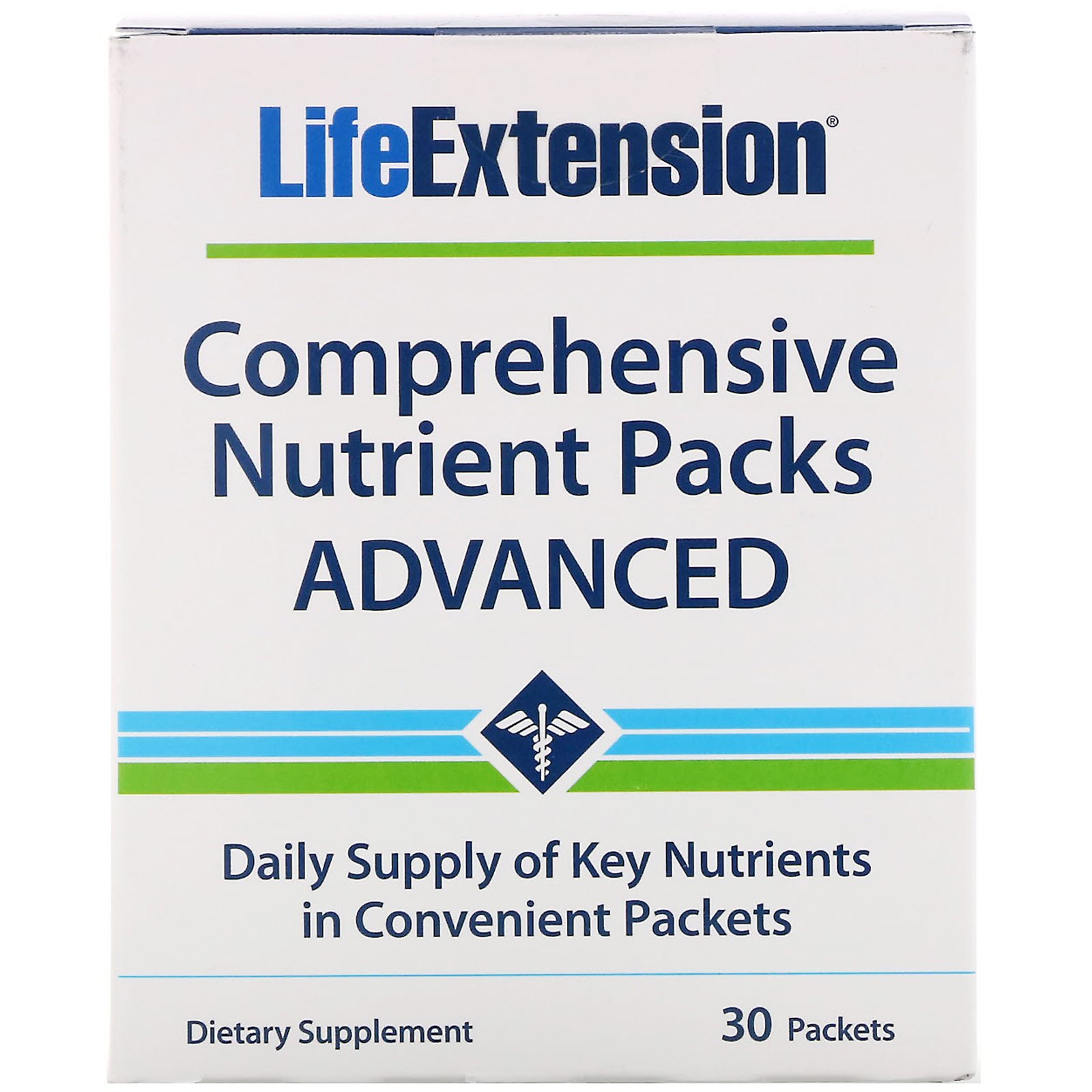 Comprar Life Extension, Pacotes de Nutrientes Completos Avançados, 30 Unidades