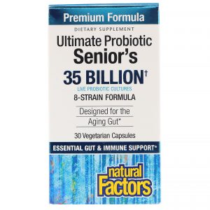 Comprar Natural Factors, Ultimate Probiotic Senior's, 35 Billion CFU, 30 Vegetarian Capsules
