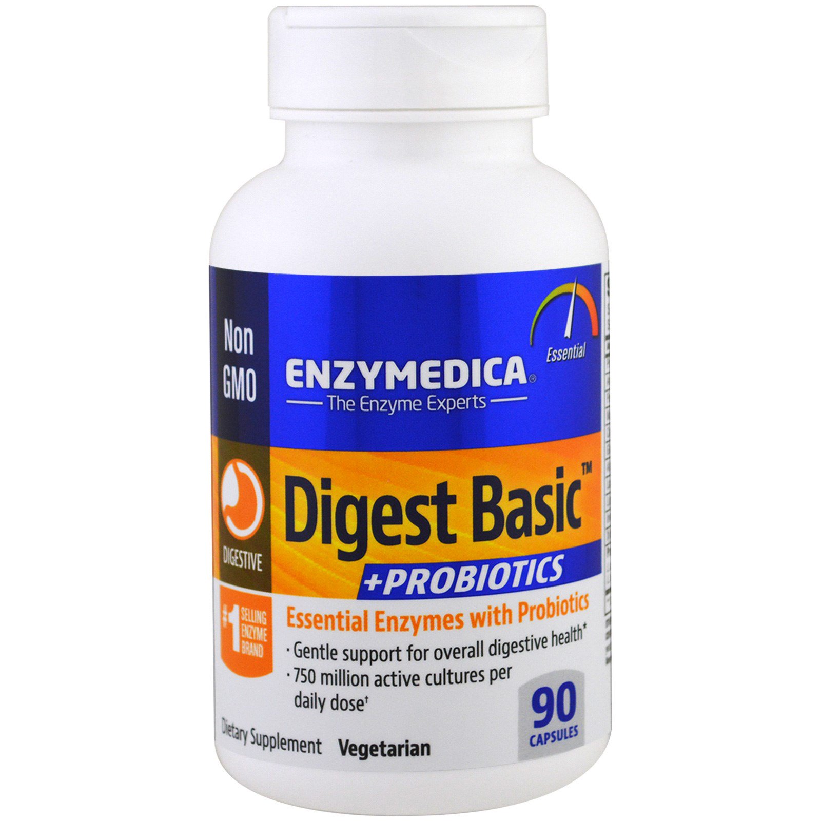 Comprar Enzymedica, Digest Basic + Probiotics, 90 Cápsulas