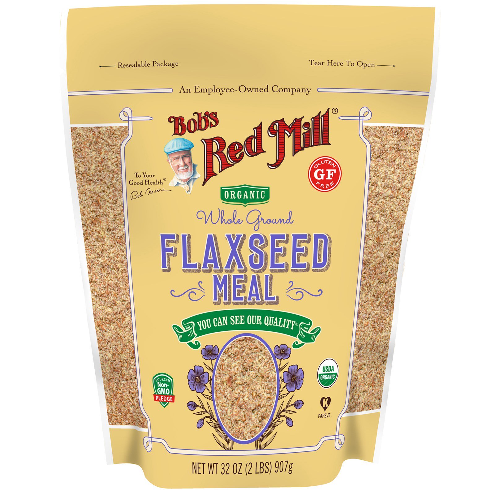 Comprar Bob's Red Mill, Organic Flaxseed Meal, Whole Ground, 32 oz (907 g)