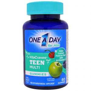 Comprar One-A-Day, Um Por Dia Para Homens, VitaCraves, Teen Multi, 60 Balas de Goma