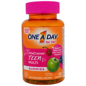 Comprar One-A-Day, Um Por Dia Para Mulheres, VitaCraves, Teen Multi, 60 Balas de Goma