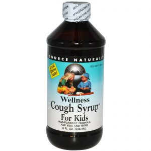 Comprar Source Naturals, Xarope de tosse para o bem-estar das crianças, ótimo sabor de cereja, 8 fl oz (236 ml)