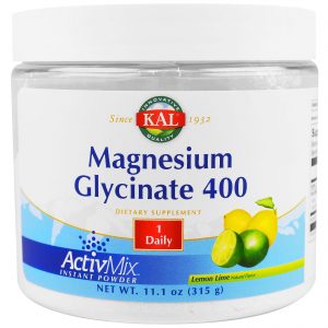 Comprar KAL, Magnesium Glycinate 400 ActivMix, 400mg, 11.1oz