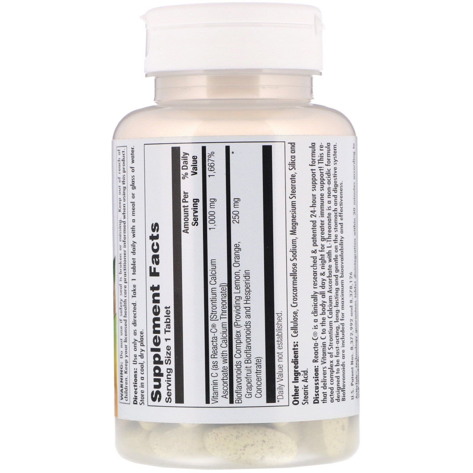 Comprar KAL, Reacta-C, 1,000 mg, 60 Tablets - Imagem 2