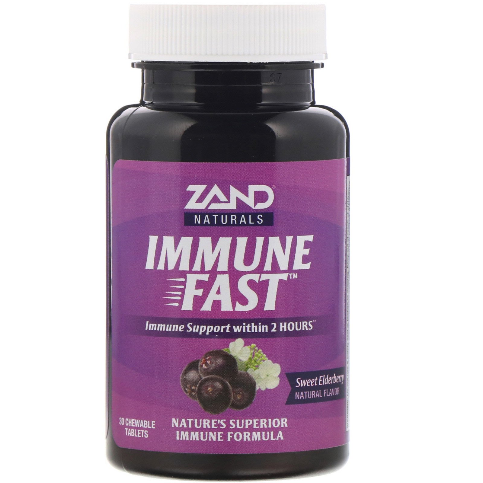 Comprar Zand, Immune Fast, Sabugueiro Doce, 30 Comprimidos Mastigáveis - Imagem 3