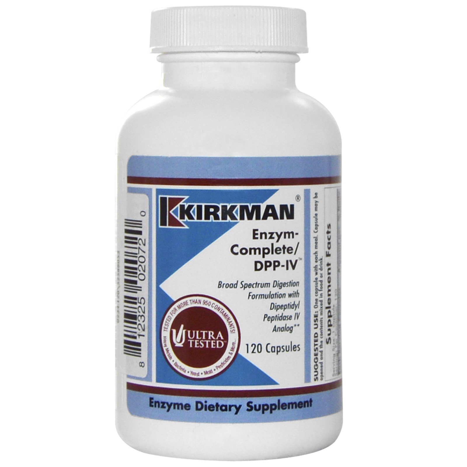 Comprar Kirkman Labs, Enzimas Completas/DPP-IV, 120 Cápsulas