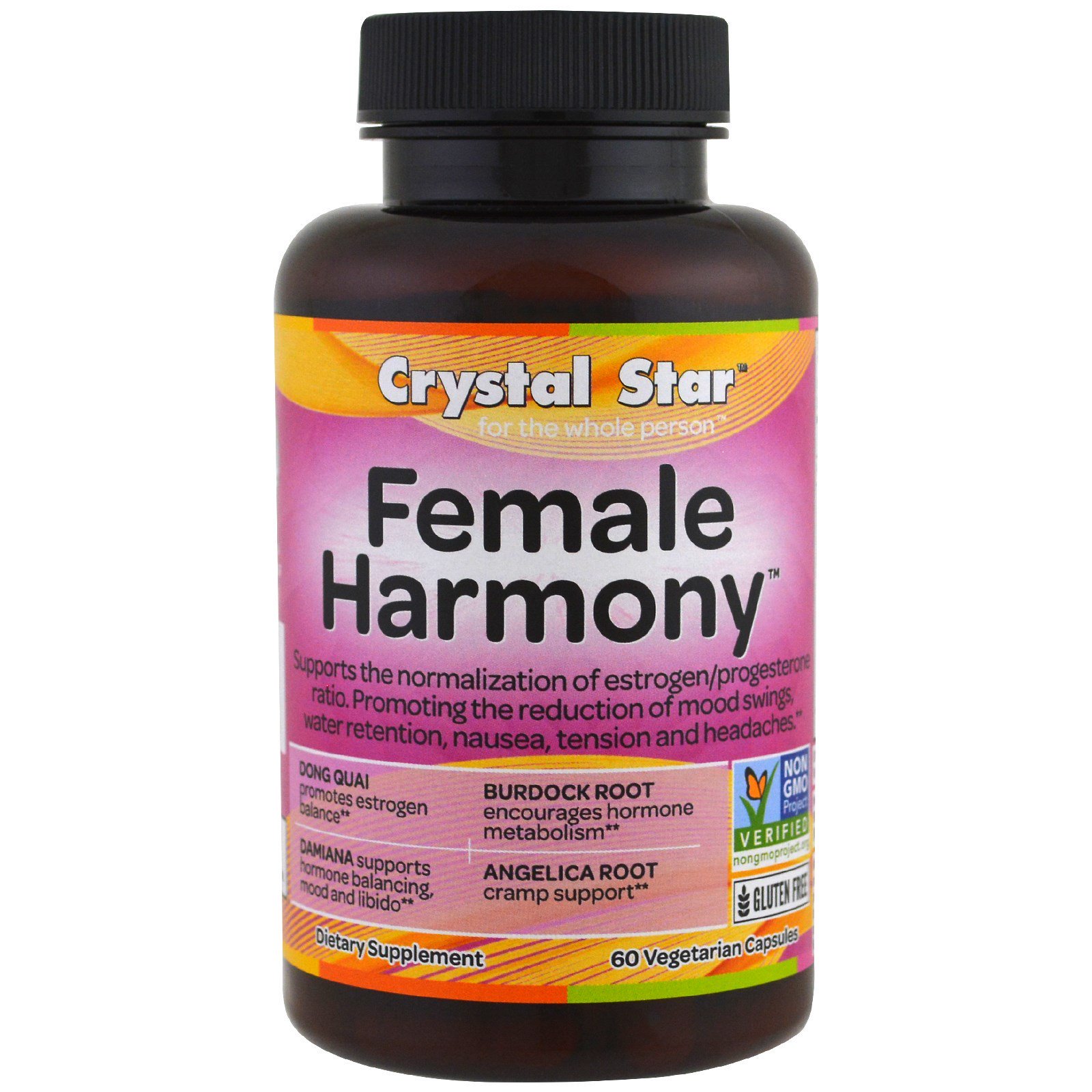 Comprar Crystal Star, Female Harmony, 60 Cápsulas Vegetais