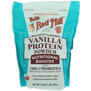 Comprar Bob's Red Mill, Proteína em Pó Sabor Baunilha, Amplificador Nutricional com Chia e Probióticos, 16 oz (453 g)