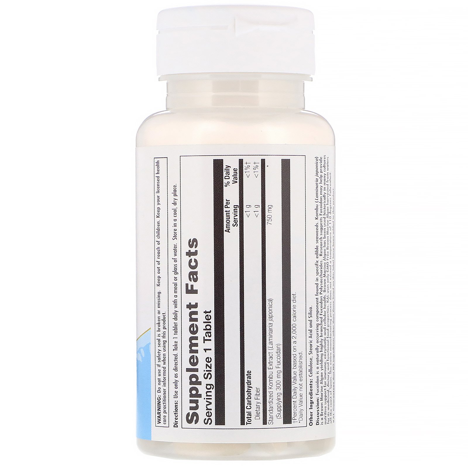 Comprar KAL, Fucoidan, 300 mg, 60 Comprimidos - Imagem 2