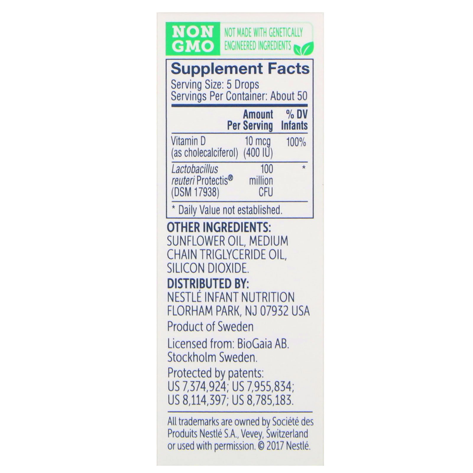 Comprar Gerber, Soothe, Vitamin D & Probiotic Drops, Birth +, 0.34 fl oz (10 ml) - Imagem 2