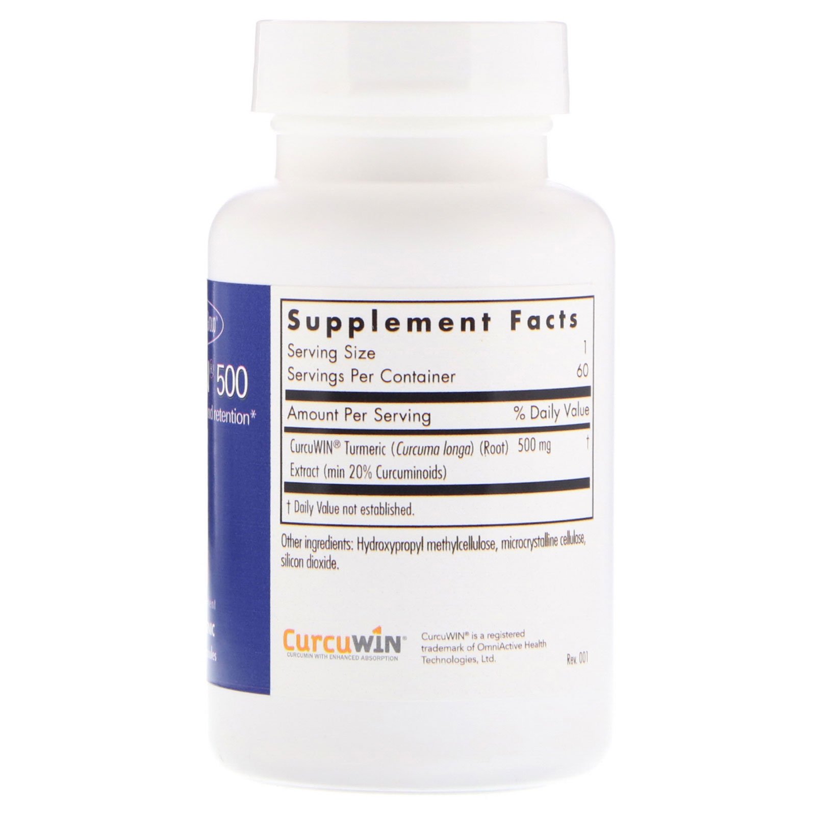 Comprar Allergy Research Group, CurcuWin 500, 60 Vegetarian Capsules - Imagem 2