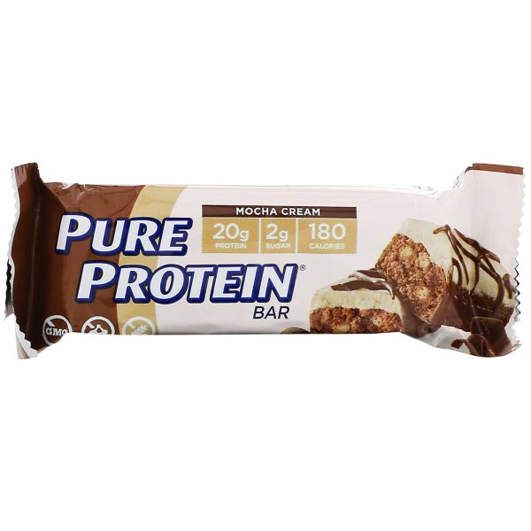 Comprar Pure Protein, Barra de Creme de Café Mocha, 6 Barras, 50 g (1,76 oz) Cada - Imagem 4