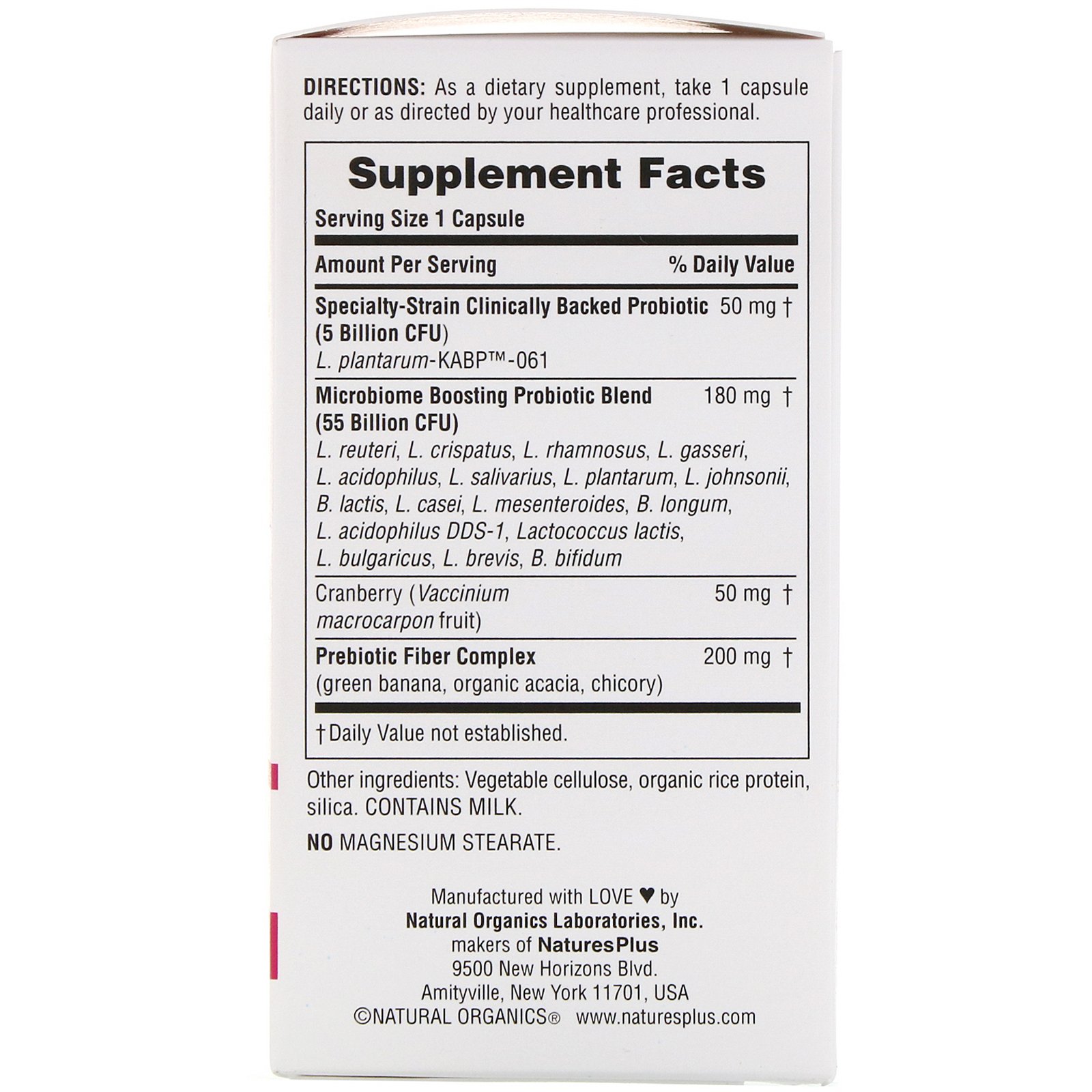 Comprar Nature's Plus, GI Natural Probiotic Women, 60 Bilhões de UFCs, 30 Cápsulas - Imagem 2