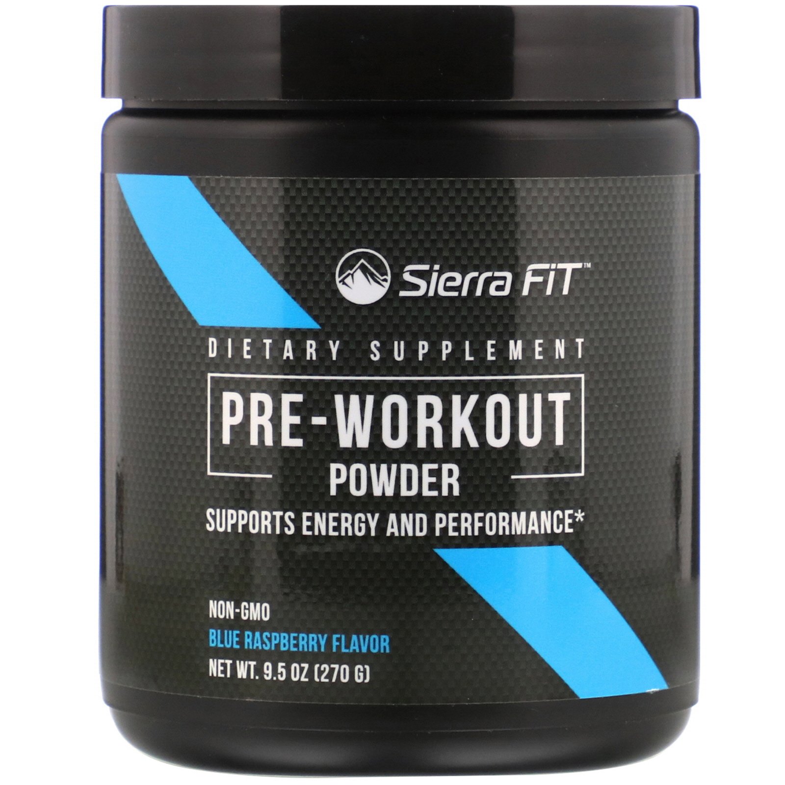 Comprar Sierra Fit, Pre-Workout Powder, Blue Raspberry, 9.5 oz (270 g)