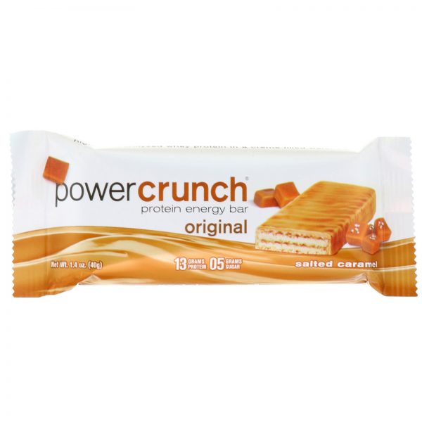 Comprar BNRG, Barra de Energia Power Crunch Protein, Original, Caramelo Salgado, 12 Barras, 1,4 oz (40 g) Cada - Imagem 4