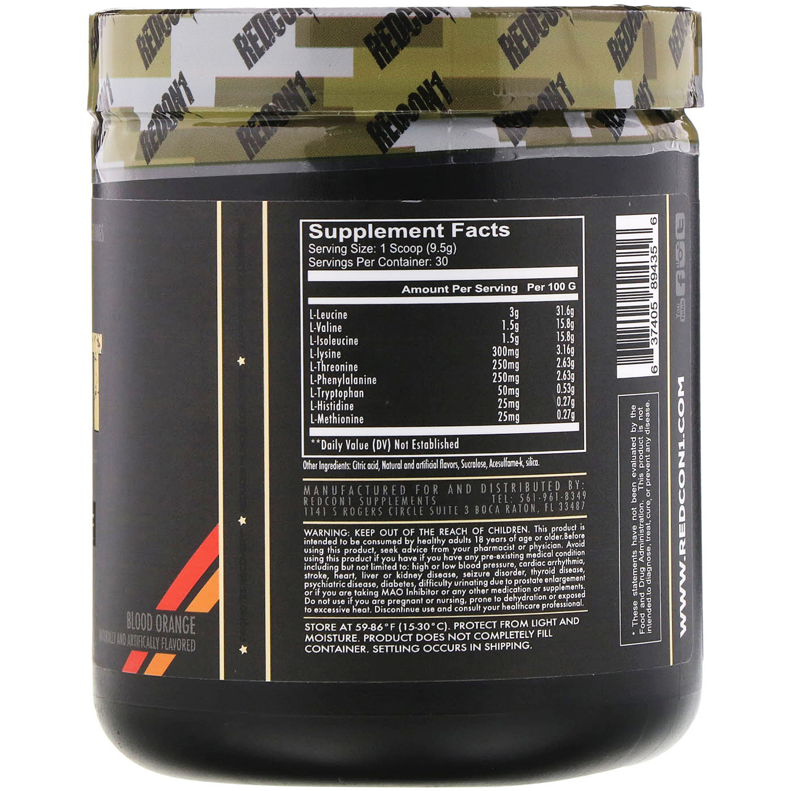 Comprar Redcon1, Grunt, Blood Orange, 10.05 oz (285 g) - Imagem 2