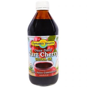 Comprar Dynamic Health Laboratories, Once Daily Tart Cherry, Ultra 5X, 100% Juice Concentrate, 16 fl oz (473 ml)