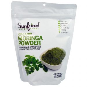 Comprar Sunfood, Moringa Orgânica em Pó, 227g