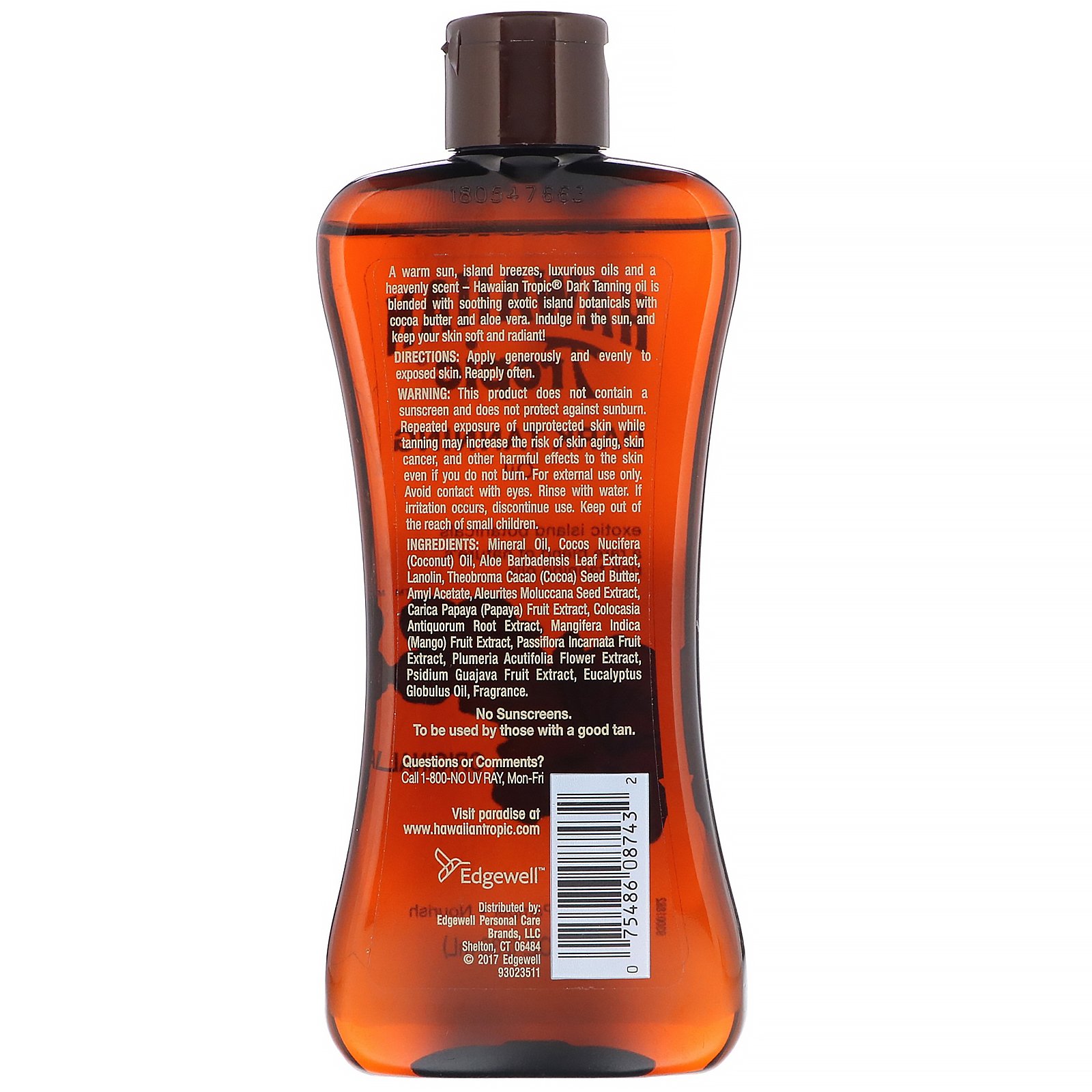 Comprar Hawaiian Tropic, Óleo bronzeador escuro, Original, 236 ml - Imagem 2