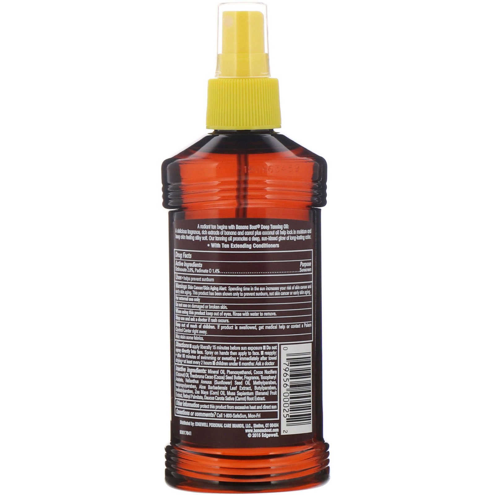 Comprar Banana Boat, Óleo bronzeador intenso, Protetor solar em spray, FPS 4, 236 ml - Imagem 2