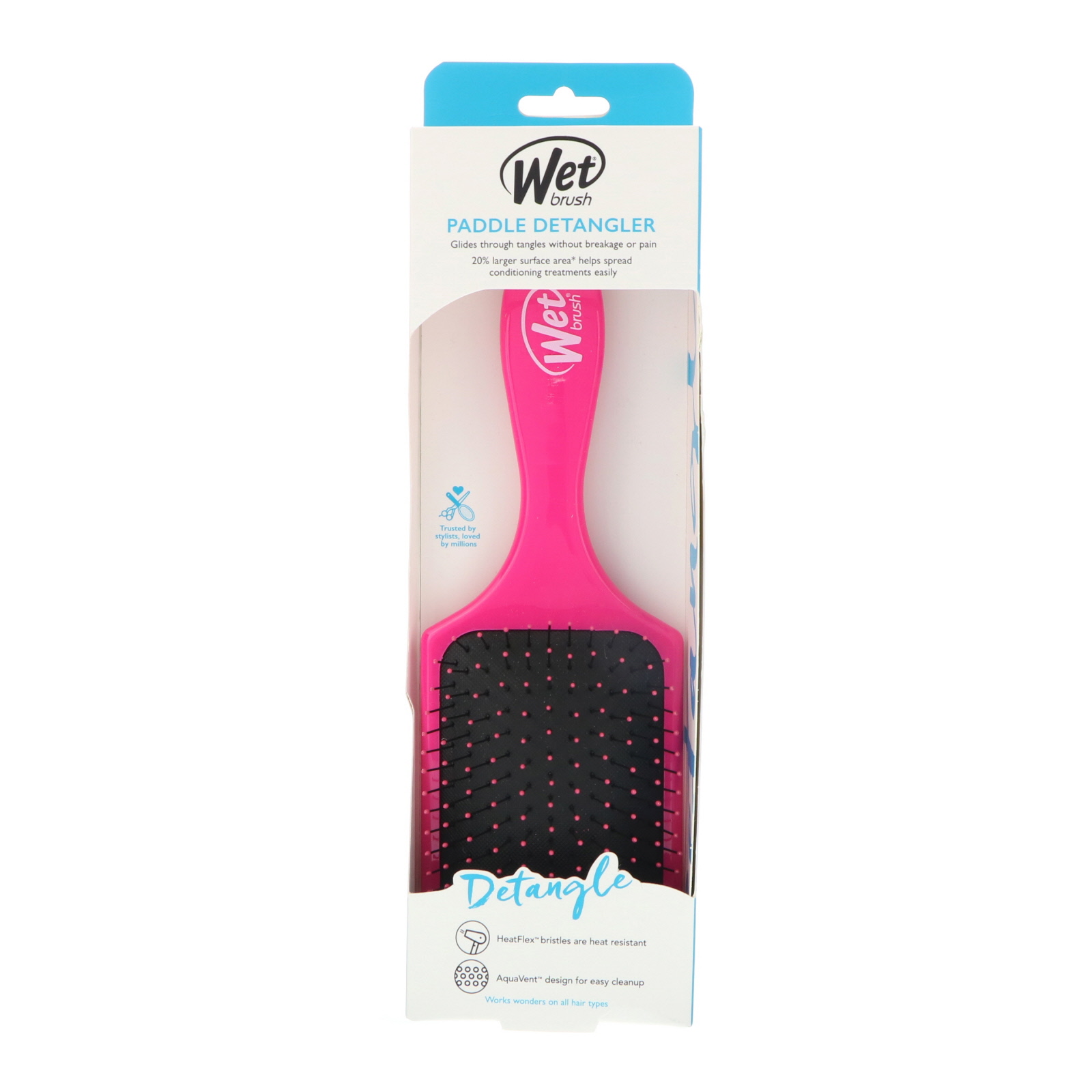 Comprar Wet Brush, Escova Desembaraçadora Larga, Rosa, 1 Escova - Imagem 2