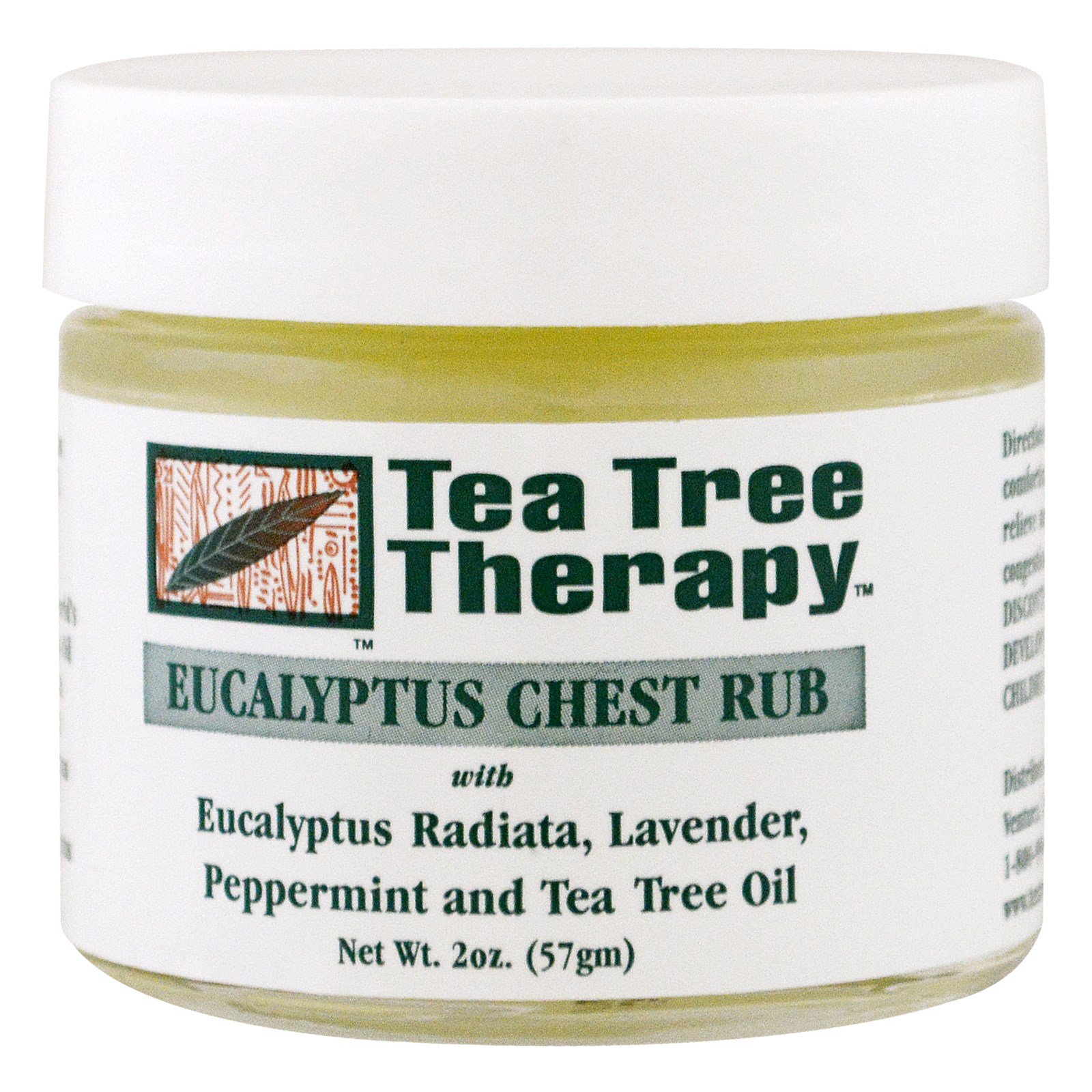 Comprar Tea Tree Therapy, Gel para Massagem no Peito de Eucalipto, 2 oz (57 g)