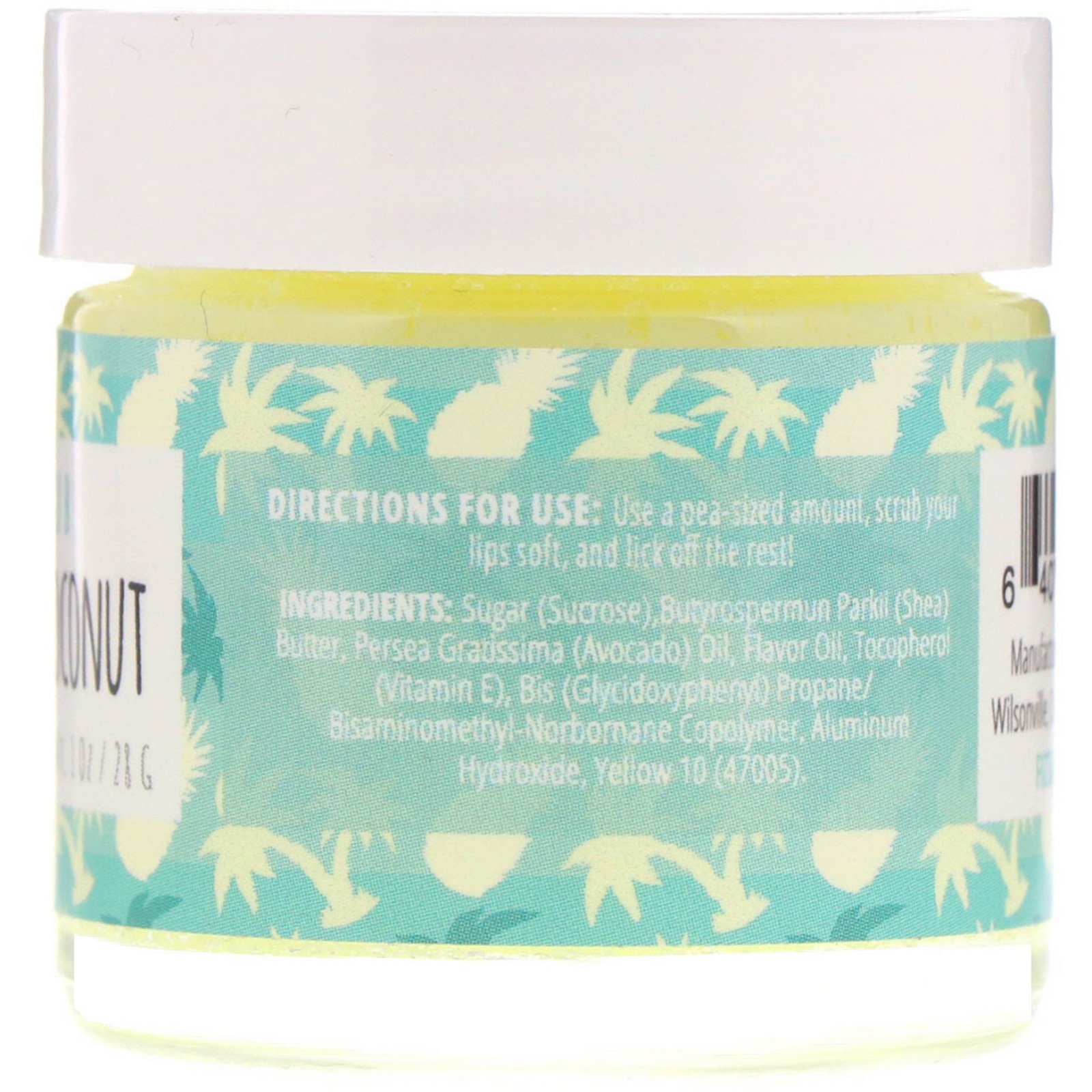 Comprar Fizz & Bubble, Esfoliante labial, Pineapple Coconut, 1 oz (28 g) - Imagem 2