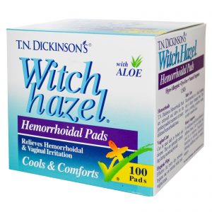 Comprar Dickinson Brands, T.N. Lenços Alívio de Hemorroidas com Aloe Dickinson's Witch Hazel, 100 Lenços