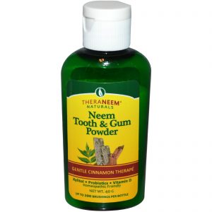 Comprar Organix South, Natural Theraneem, Dente de Nim e Goma em Pó, Therape Suave de Canela, 40g