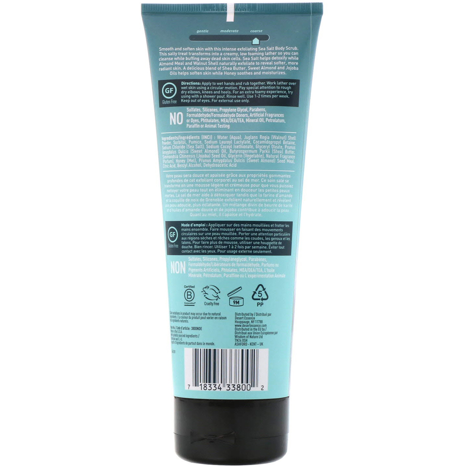 Comprar Desert Essence, Detoxifying Sea Salt Body Scrub, 6.7 fl oz (198 ml) - Imagem 2