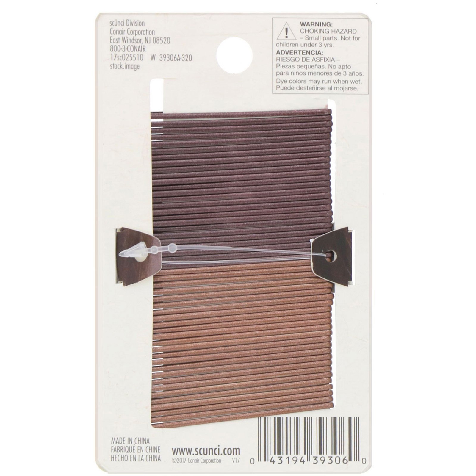 Comprar Scunci, Grampos No Slip Grip que combinam com a cor dos seus cabelos, castanhos, 50 peças - Imagem 2