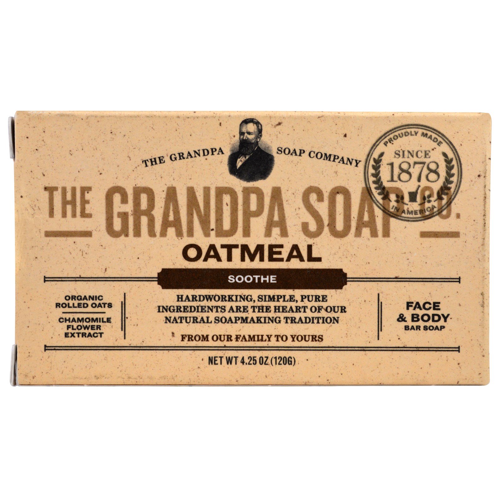 Comprar Grandpa's, Sabonete para Rosto e Corpo, Suave, Farinha de Aveia, 120 g