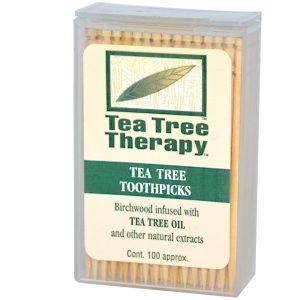 Comprar Tea Tree Therapy, Palitos de Dente Tea Tree Therapy, Menta, 100 Aprox.