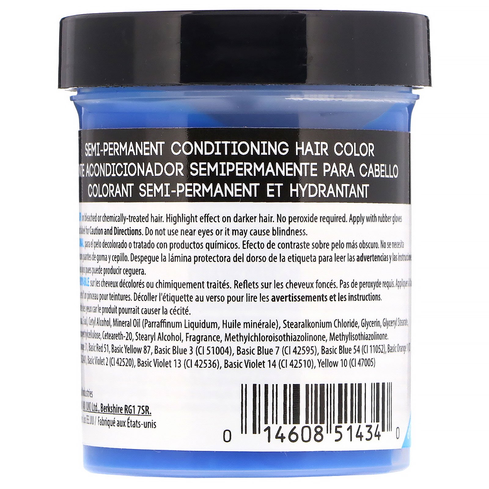 Comprar Punky Colour, Semi-Permanent Conditioning Hair Color, Lagoon Blue, 3.5 fl oz (100 ml) - Imagem 2