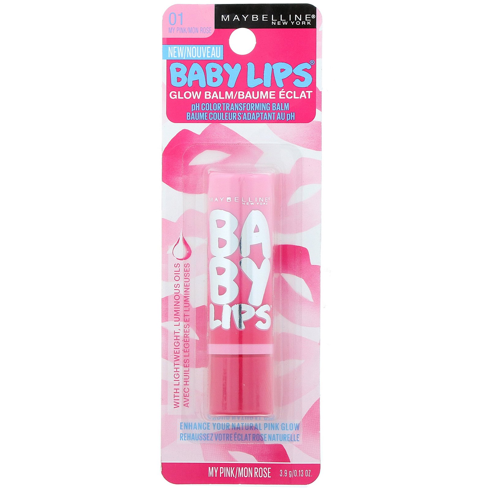 Comprar Maybelline, Baby Lips, Protetor Labial Brilho, My Pink 01, 3,9 g - Imagem 2