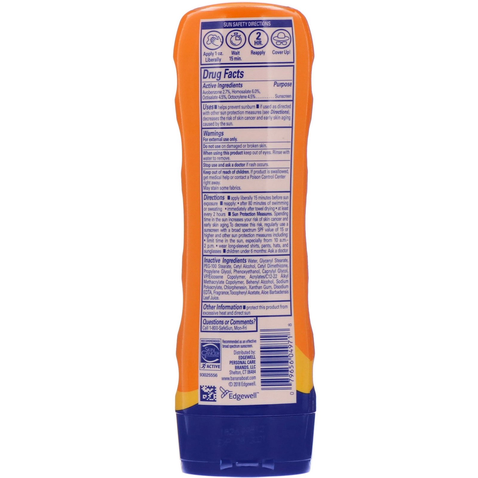 Comprar Banana Boat, Ultra Sport, loção de proteção solar, Espectro amplo FPS 30, 236 ml - Imagem 2