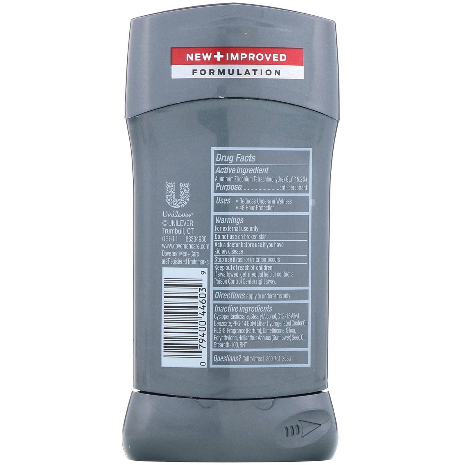 Comprar Dove, Men+Care, Anti-Perspirant Deodorant, Sensitive Shield, 2.7 oz (76 g) - Imagem 2