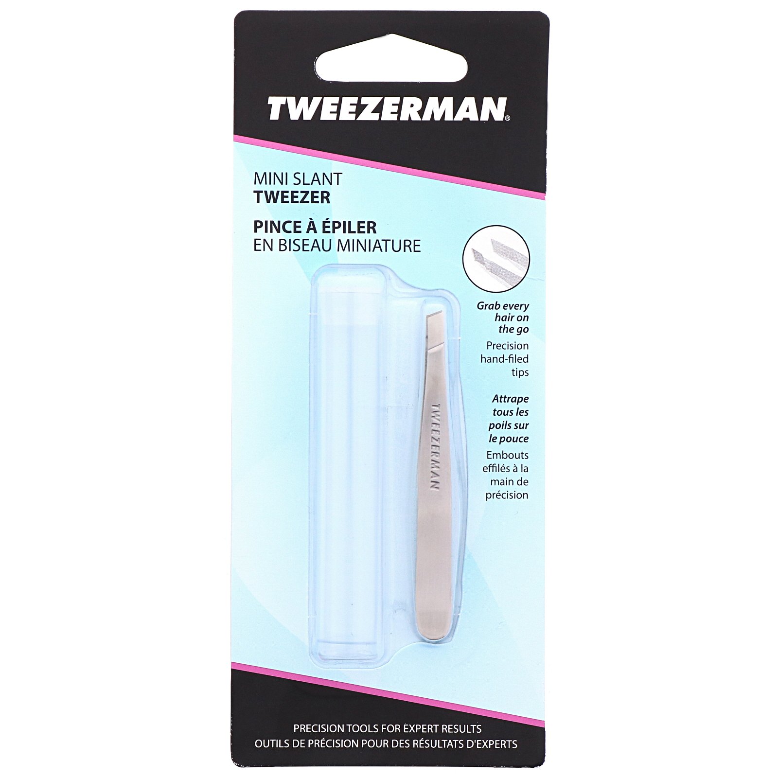 Comprar Tweezerman, Mini Slant Tweezer, Classic, 1 Count - Imagem 2