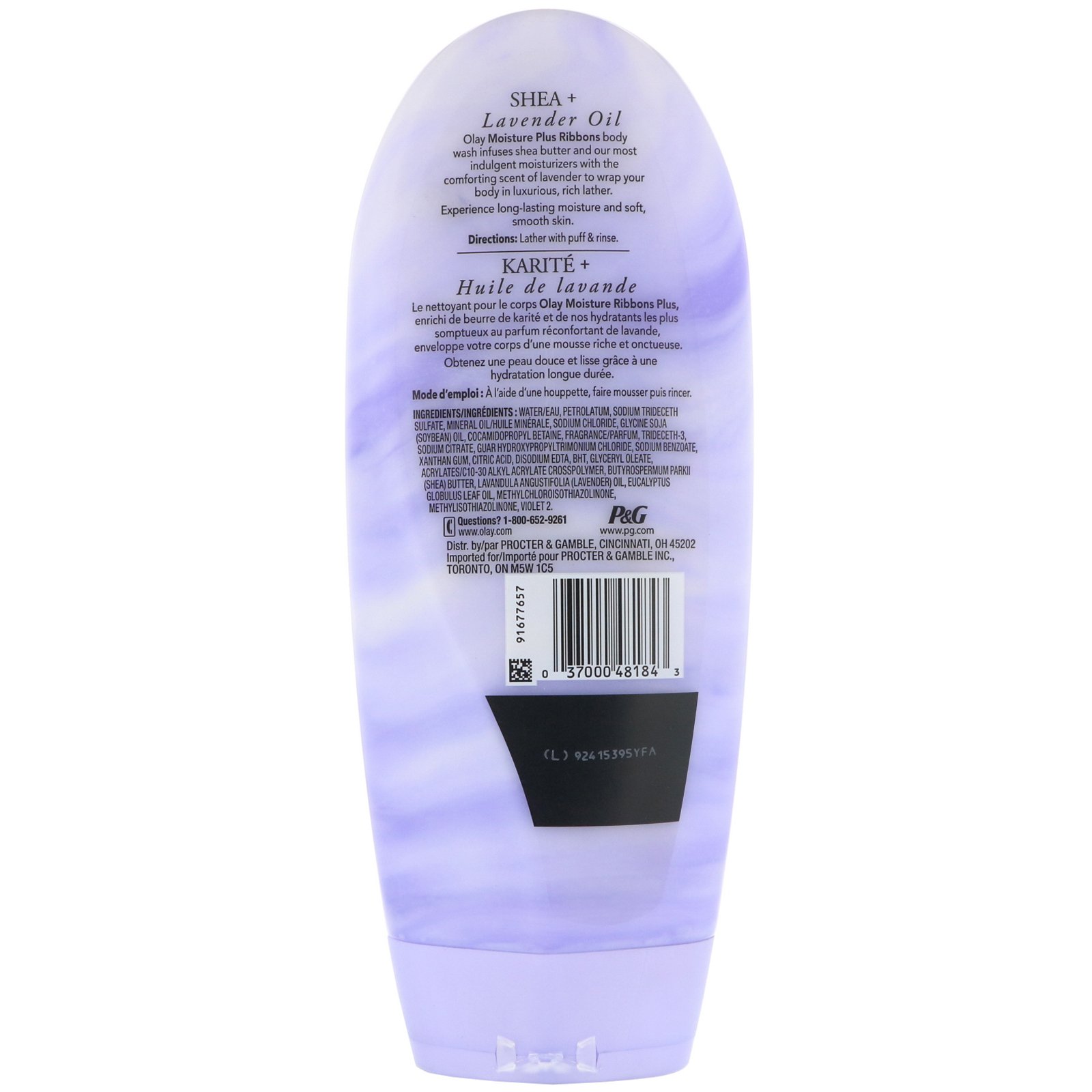 Comprar Olay, Moisture Ribbons Plus, Sabonete Líquido, Karité + Óleo de Lavanda, 532 ml (18 fl oz) - Imagem 2