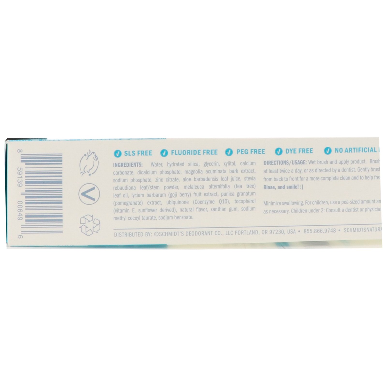 Comprar Schmidt's Naturals, Tooth + Mouth Paste, Wondermint , 4.7 oz (133 g) - Imagem 2
