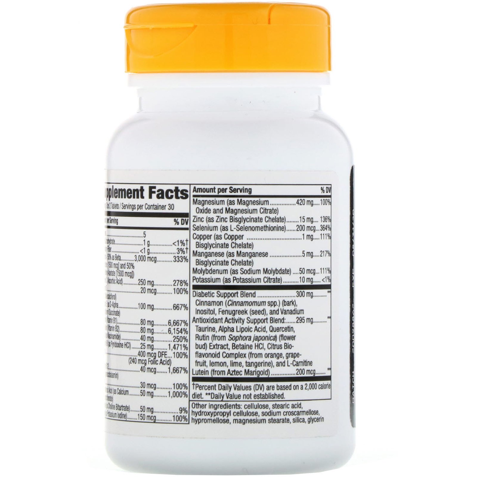 Comprar Nature's Way, Completia, Diabetic Complete Multi-Vitamin, Iron Free, 60 Tablets - Imagem 2
