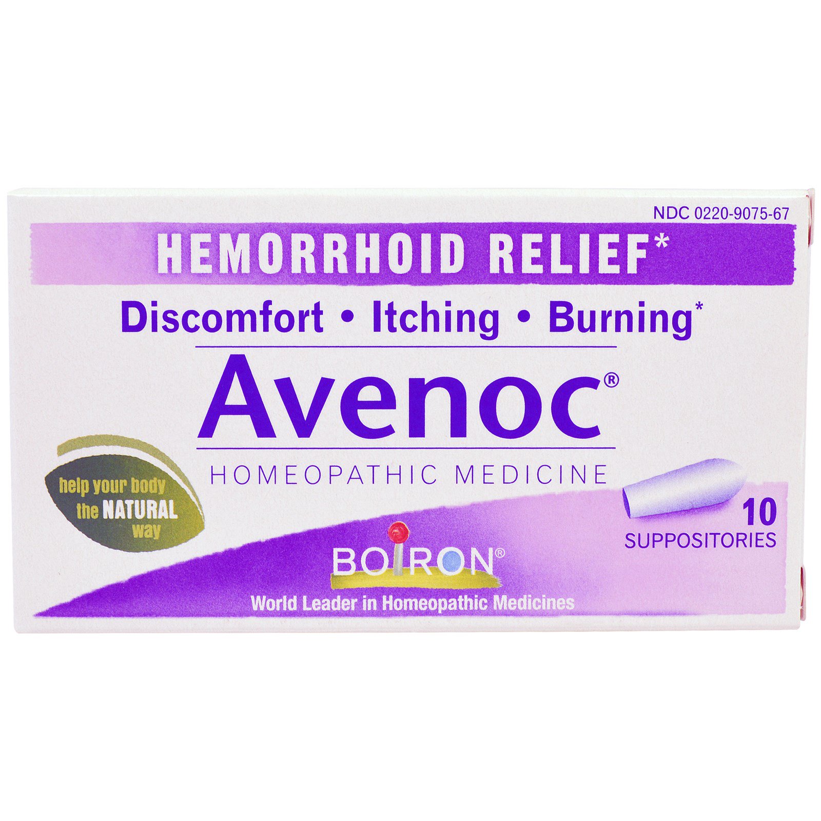 Comprar Boiron, Avenoc, Alívio para Hemorróidas, 10 Supositórios