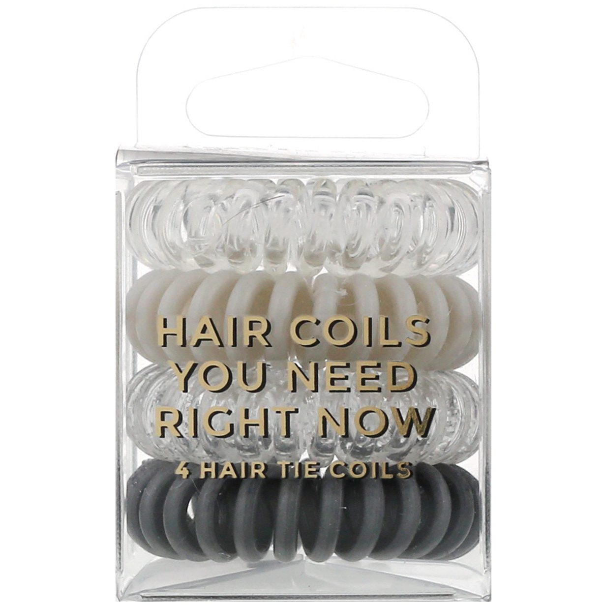 Comprar Kitsch, Hair Coils, Charcoal, 4 Pieces - Imagem 2