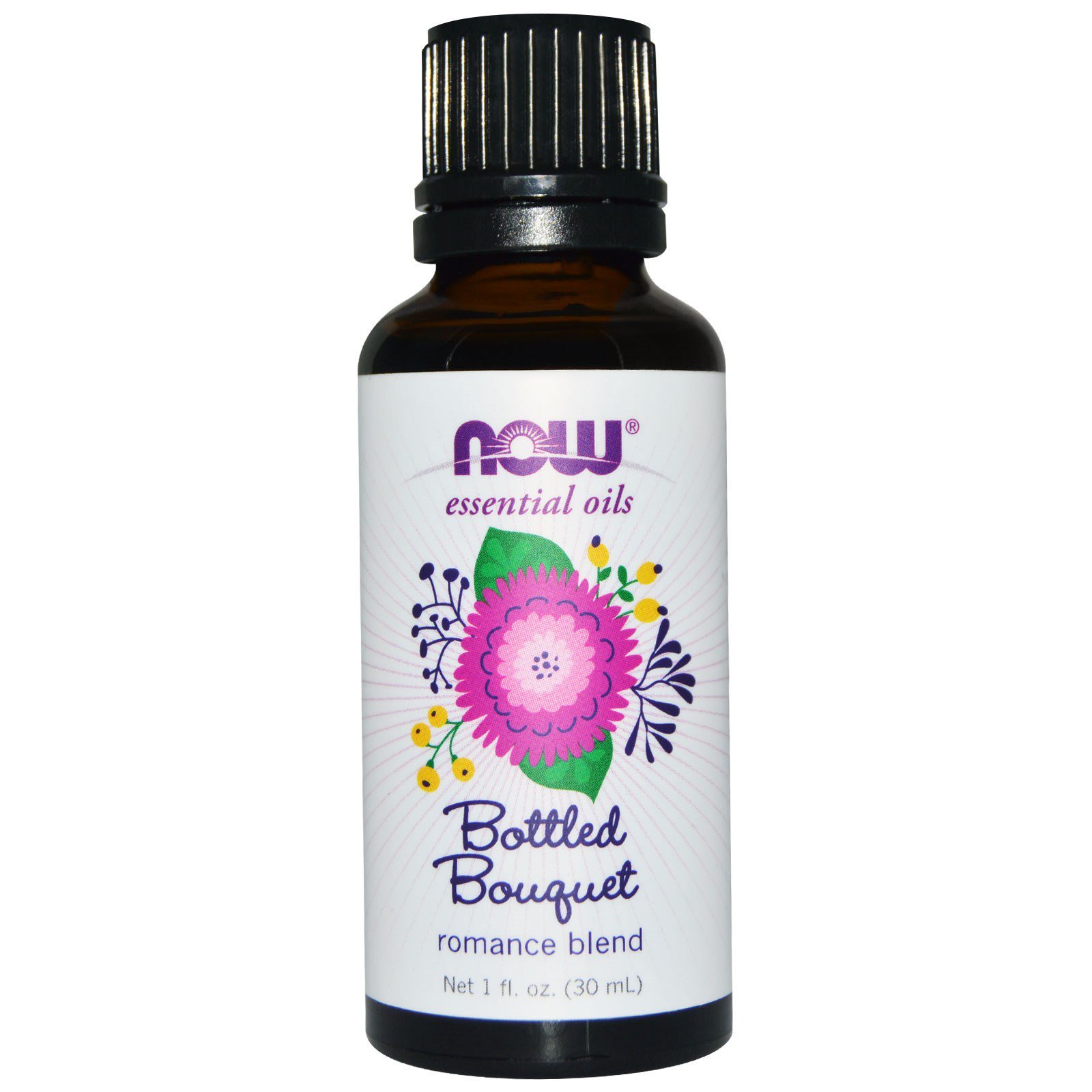Comprar Now Foods, Óleos Essenciais, Bottled Bouquet, Mistura Romântica, 30 ml (1 fl oz)